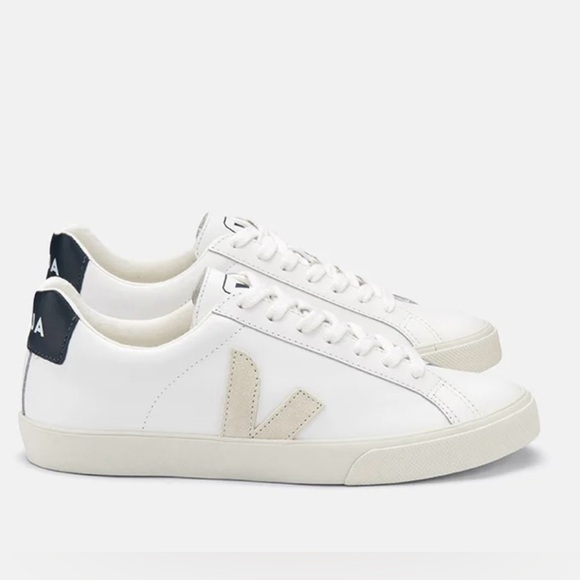 Veja Shoes - Veja Women’s Esplar Logo Sneaker Extra White Natural Nautico